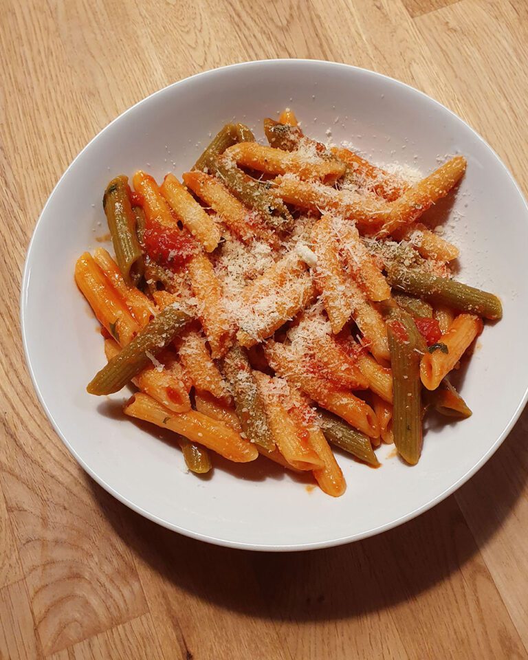 Traditionell italienisches Rezept für Penne all&amp;#39; Arrabiata