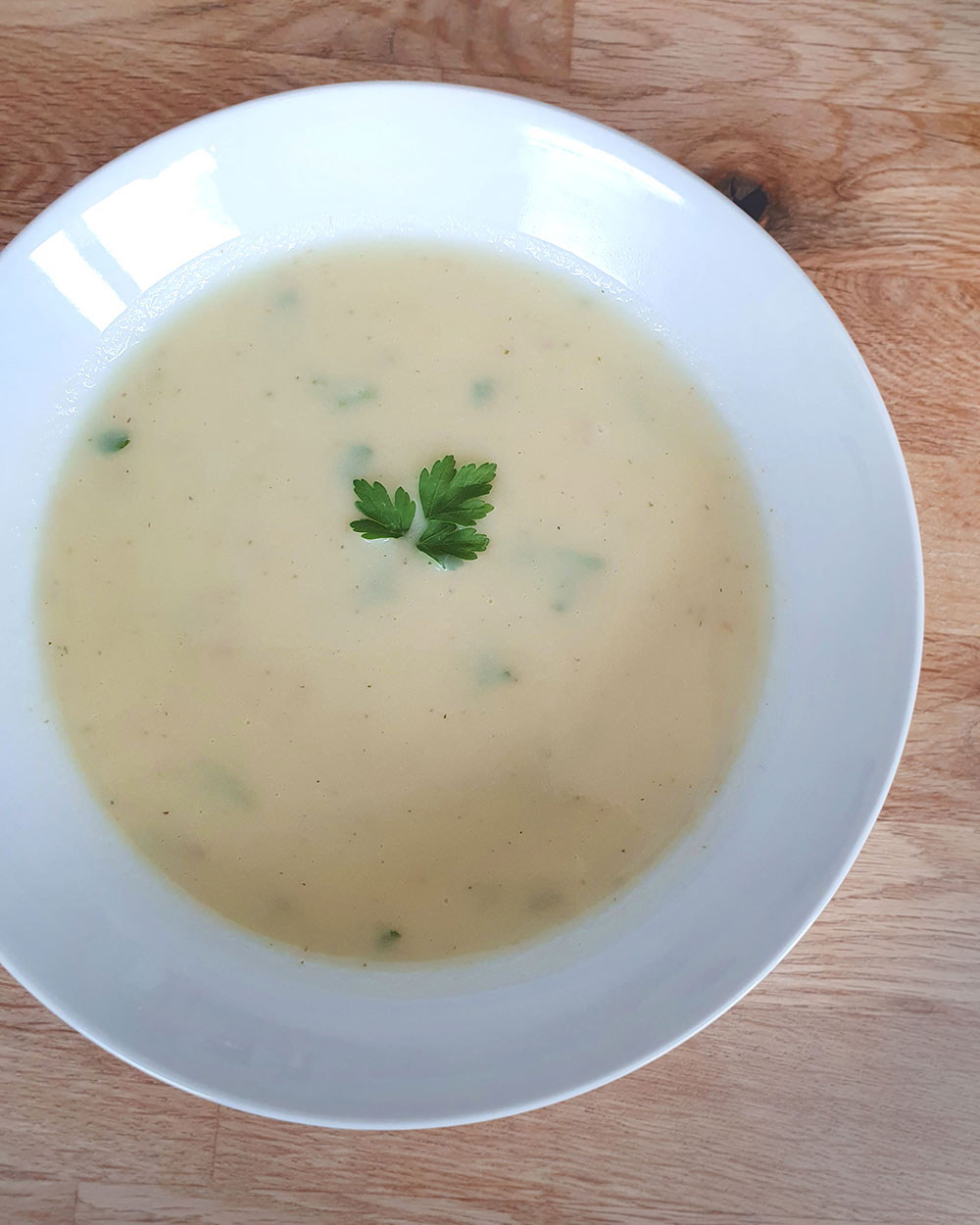 Winter Suppen Rezept für Petersilienwurzel Cremesuppe