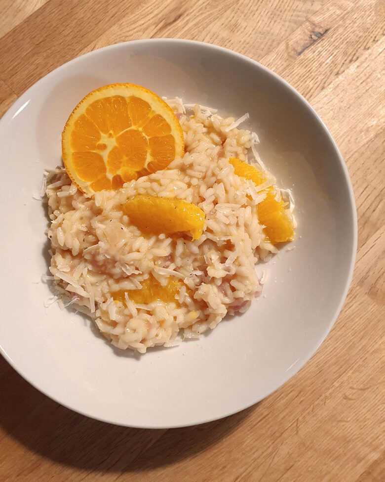 Sizilianisches Rezept für ein fruchtiges Orangen Risotto
