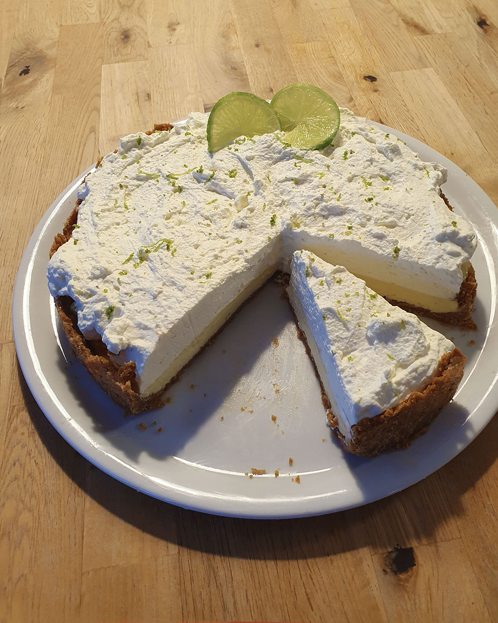 Amerikanisches Rezept für Limettentarte aus Florida: Key Lime Pie