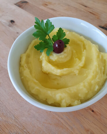 Rezept für griechischer Kartoffel Knoblauch Dip "Skordalia"
